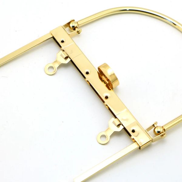 K695 Gold Holling Sollevaggio a vite Squadra per borsetta da 12 cm 18 cm Accessori per sacchetto di bloccaggio fai -da -te fai -da -te