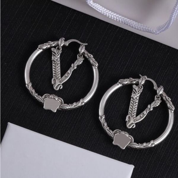 New Gold Circle Ohrring Elegante Frauen Big Hoop Ohrringe Fashion Designer Schmuck Ohrohrohrstecker Set Schöne Valentinstag Geschenk Schmuckmarke Gold Ohrringe Charme Lady Lady