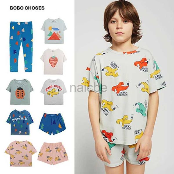 Футболки 2024 Летние детские футболки B.C Casual Tops for Kids Cartoon Cartyleves Tees