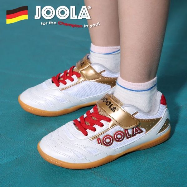 Tênis de tênis originais joola crianças crianças mesa profissional tênis esportes sapatos meninos garotas esportes resistentes ao veste tênis 0102C