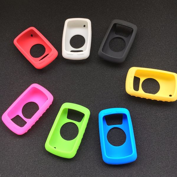 Case di protezione della gomma in silicone per computer di ciclismo esterno + protezione del film per schermo LCD per Garmin Edge 25/500510/800/810/820/520/1000