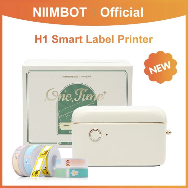 Принтеры Niimbot H1 Портативный термо -тепловой принтер Mini Label Maker 1015mm метка