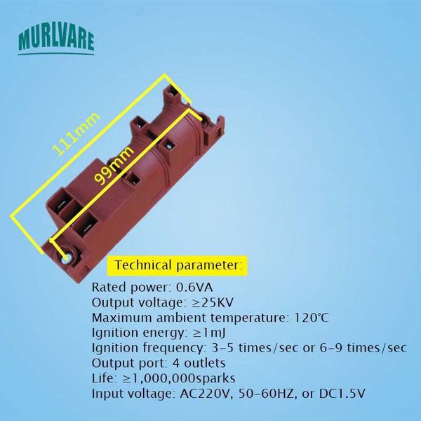 Cozinha suprimentos fogão fogão a gás fogão 1,5V/220V 4 Pontuações Pulso eletrônico Spark Ignição do fogão a gás