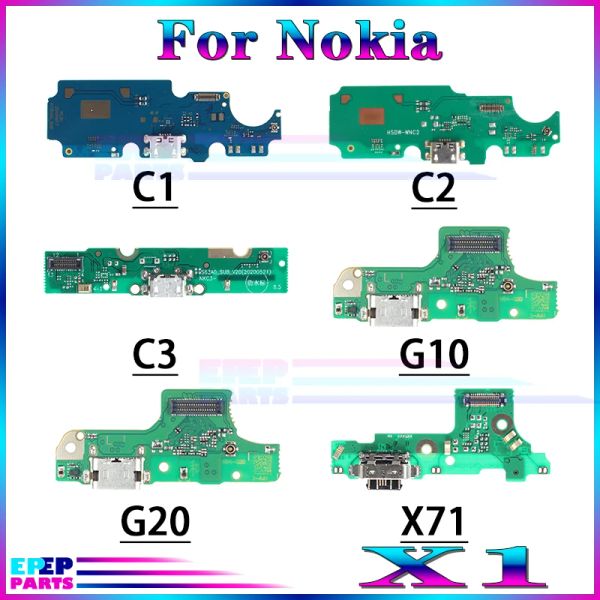 1 PCE Connettore Dock Porta di ricarica USB Cavo Flex per Nokia C1 C2 C3 G10 G20 X71 Modulo della scheda Caricatore