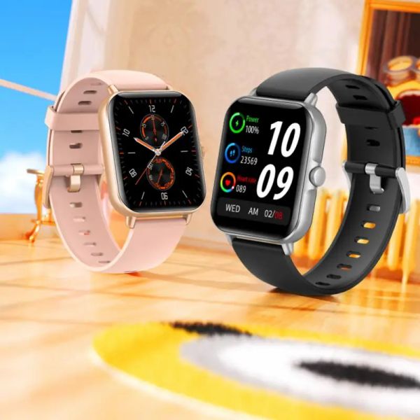 Watches 220mAH Sport Watch 1.69 inç ekran Android için Akıllı Bilezik IOS Smart Watch Destek Sesli Aramalar 2023 Yeni Ses İşlevi