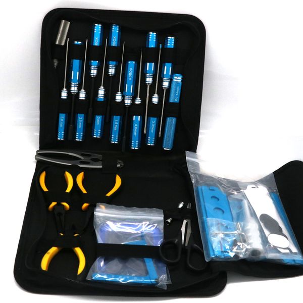 Kit de ferramenta de fenda hexadecimal de 24 polegadas de 24 polegadas RC Driver de porca sexta