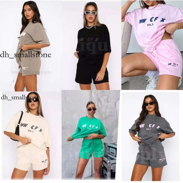 White Foxx T-Shirt Designer Frauen T-Shirt Frau aus bedrucktem Trainingsanzug Englisch Briefe T-Shirt ein neues stilvolle Sportbekleidung Herren T-Shirts zweiteilige Shorts-Set mit Shorts