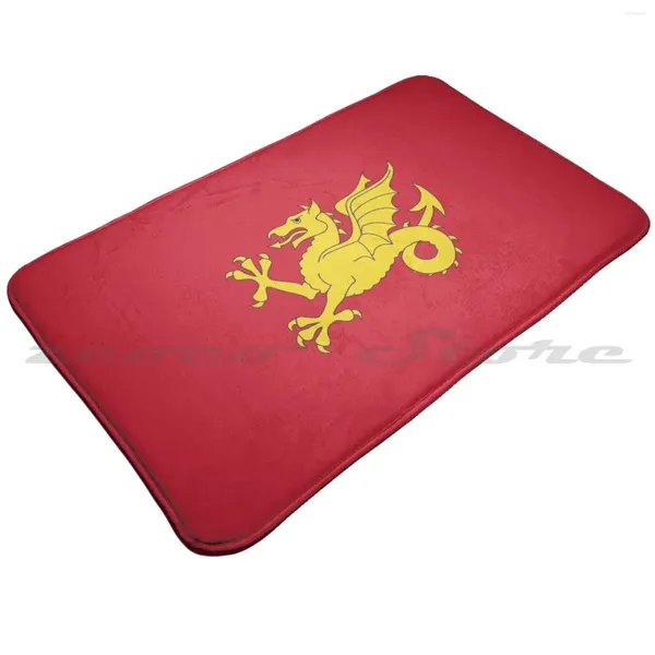 Ковры флаг Wessex England Carpet Rug не скользящий вода поглощать дверь Королевство Уилтшир Англо саксонская колокольня