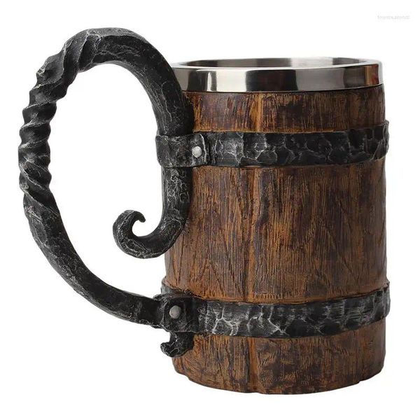 Кружки викинги пить чашка творческая пивная пивная напитка из нержавеющей стали с инструментами и гаджетами для кофе и гаджета