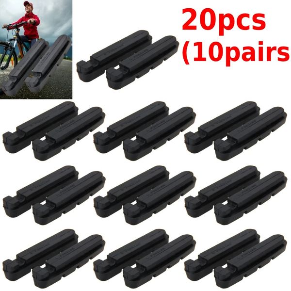 1-10pairs Road Bike Bremsbacken Schuhe für Legierungsfelgen Dura Ace Ultegra 105 Fahrrad V Bremsschuhe Langable Fahrradbremswerkzeuge