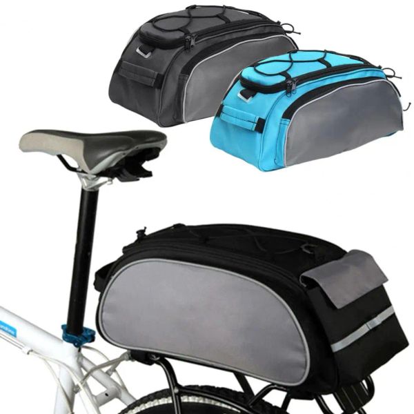 Bike bolsa de bicicleta bike bike traseira traseira bolsa de sela mtb bicicleta traseira de bancada de bancada de porta