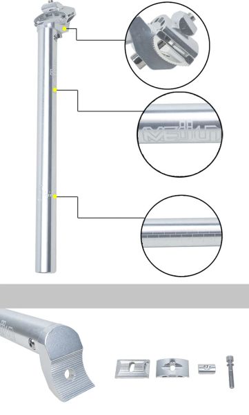 Sedile per biciclette MTB Post POST POSSIBILE SIGNIFICATO 25,4 27,2 28,6 30,4 31,6 30,8 350 mm Mountain Bike Sedile Mountain Sedile Light MTB Attrezzatura fissa MTB