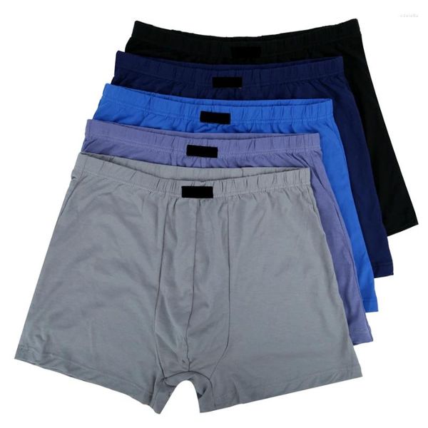 Underpants 4pcs/Los 8xl 10xl Männer Baumwollboxer Shorts Herren Verkauf Herrenfamilienhöhe Est Boxer Man Bulk Pack Pantys