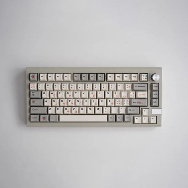 Аксессуары Греческий GMK 9009 PBT -клавиша Retro Cherry Profile ISO 136 КЛЮЧЕВЫЕ КЛЮЧЕВЫЕ КЛЮЧЕВЫ