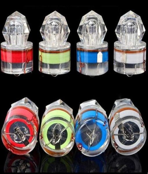 LED a goccia profonda Diamond Underwater Diamond Lampeggiante esca di esche di calamari Strobo popolare lampada di pesce di mare profondo3811235