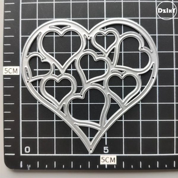 (23 estilos podem escolher) Lace Metal Cutting Dies Diy Scrapbooking Papel Álbum Crafts Love Mold Punch Bicycle Stencils