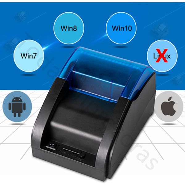 58mm Desktop POS Kassierer Drucker USB Thermal -Quittungsdrucker Hochgeschwindigkeitsdruck Restaurant Verkauf Küchen Support Windows System