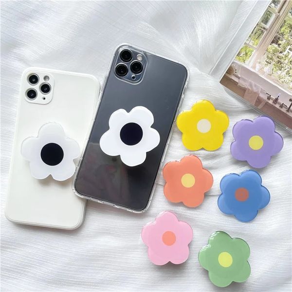 Neues Epoxidharz Universal Fresh und Lovely Flowers Foldable Grip Tok Halteret Handy Ring Bracket Mobiltelefonzubehör