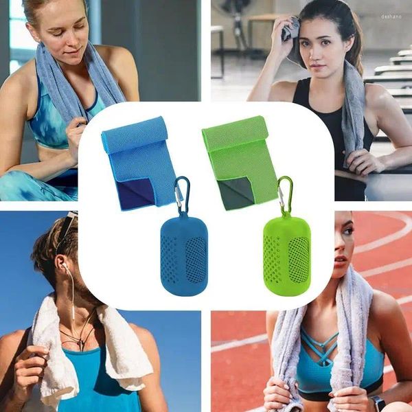 Wandteppiche Outdoor Sport ICE TEL RAPID SOFTENTORTIERUNG MICROFASER MICROFIFER TRIEFE TUELS FITNESS YOGA Fitnessstudio Running Wischschweiß Kälte Kälte