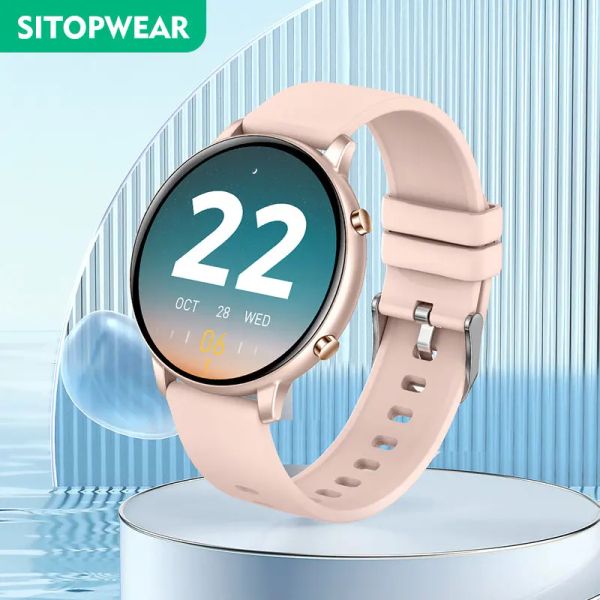 Orologi sitop abbigliamento smartwatch hd orologio smart a grande schermo con chiamate bluetooth 100+ modalità sport monitoraggio sanitario per uomini donne 2023 Nuovo