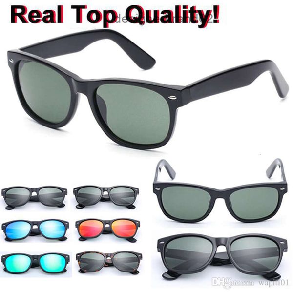 Nuovi occhiali da sole Uv400 di dimensioni da 55 mm Donne Flash Fashion Omplande UV Proteggi occhiali da sole con accessori unisex Dritta Goggles Oculos de Sol Gl Raintess Ban Bande MIVM