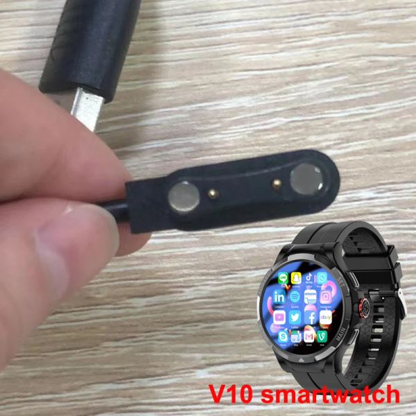 Zubehör Originalladungskabel für V10 4G Smart Watch GPS -Telefon Smartwatch