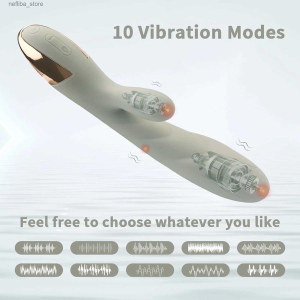 Outros itens de beleza da saúde wosilicone clitina estímulo vibrador meninas aquecendo vibrador de coelho g massageador adulto brinquedos adultos L410