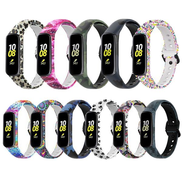 Bracciale sportivo colorato in silicone morbido per Samsung Galaxy Fit 2 SM-R220 Watch Band Cless per Galaxy Fit2