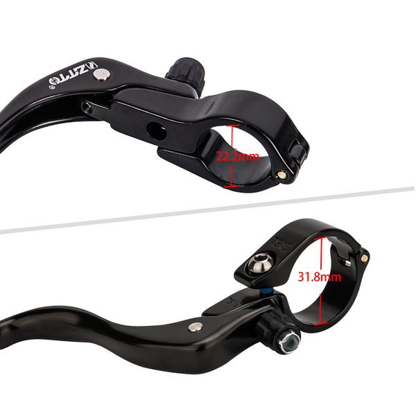 ZTTO Road Bike Freno Brake Lever Deput Deputy Vice Brake Release Quick Release V Frening Lever per il manubrio da 22,2 31,8 mm per manubrio