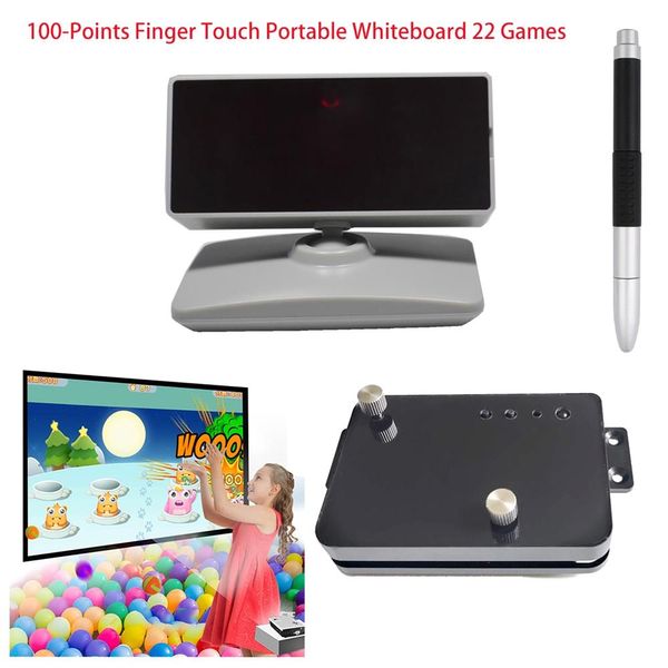 Novo dedo touch touch 3d projetor holográfico bola piscina pai-filho interativo Castelo Naughty Playground Playground Rides Breaking Game