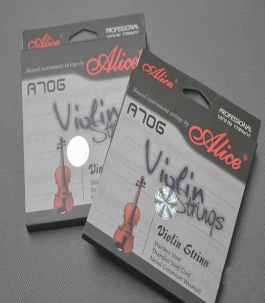 Strings de violino V706 de alta qualidade 1º para o violino 14 12 34 44 Strings Violin Parts Acessórios 2 Sets1536648