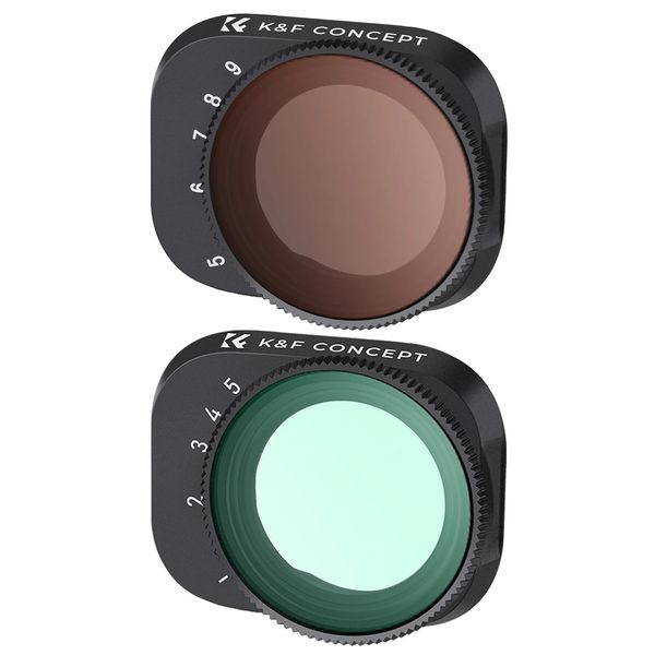 K F Filtro drone concettuale per dji mini 3 pro variabile nd2nd32nd32nd512 Accessori per lenti in vetro ottico per rivestimento della fotocamera 240327