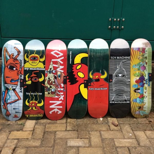 Pro Skateboard Deck 7 слоев канадского кленового среднего среднего цвета эпоксидный клей 775 78 808125 825 8375 85 размер Toymachine 240327