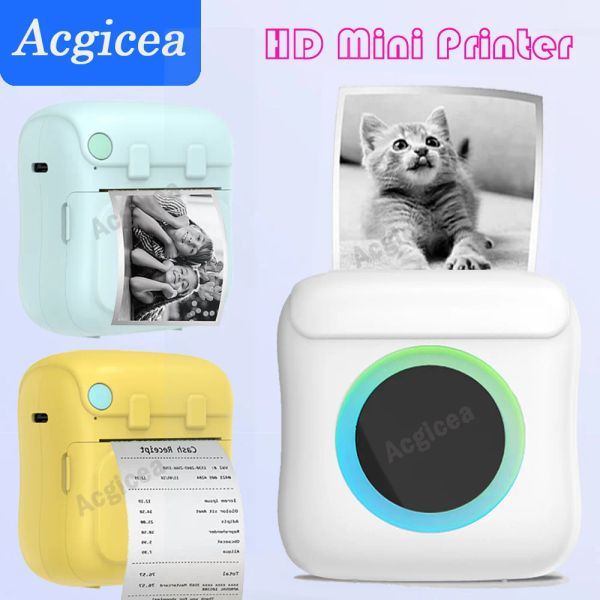 REDOS PRÉTRIMAS DE PRÉTRIMA TERMOLA PORTÁVEL MINI PRÉTRIMA DE ATUALIZAÇÃO BT PRIMPERAÇÃO DE LABELA sem fio sem fio Compatível com Android iOS 200dpi DIY Printing