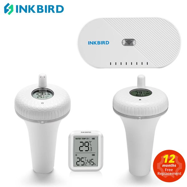 Inkbird Floating Digital Pool Thermometer Innenthermometer IPX7 IPX7 WIEDERFAHR für Schwimmbad, Badewasser, Spas, Aquarien