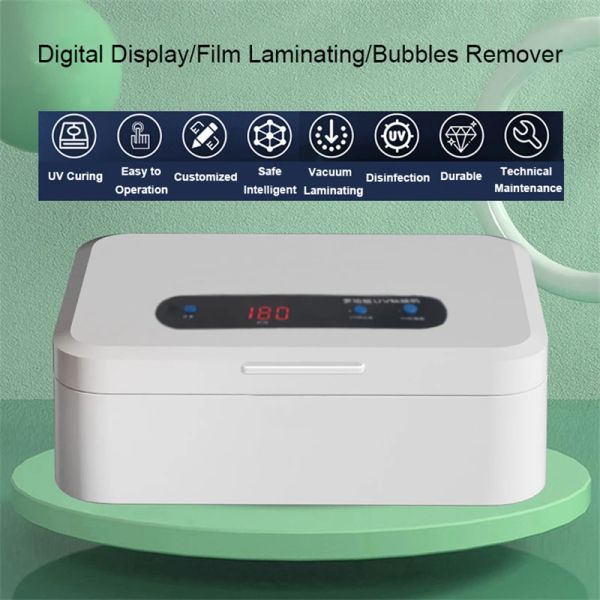 Vormir A vácuo Filme de hidrogel Máquina de laminação Mobilefone Inteligente Filme UV Laminator Protetor de tela Removedor de bolhas