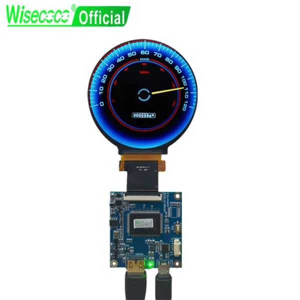 Pannelli Wisecoco da 2,8 pollici di display rotondo circolare 480x480 Modulo LCD IPS RGB per Smart Home Appliance Automative Screen