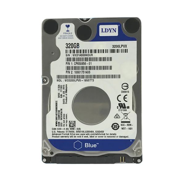 RAMS 160 GB 250 GB 320 GB 500 GB 1 TB 2TB Laptop Festplatte Blue Disk Computer Internal HDD HD Harddisk SATA II 8MB Cache 5400 U / min 2,5 