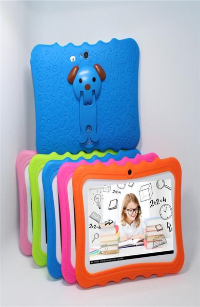 Q8 Kids Tablet 7 polegadas 512MB RAM 8GB ROM ROM ALLWINNER A33 Quad Core Android 44 Crianças Tablets Wi -Fi Câmera Presentes de Natal W7673449