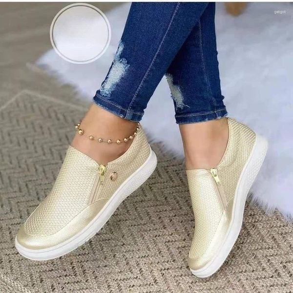 Casual Shoes Designerinnen Frauen Leder -Ladung gemischte Farben Ladies Ballet Flats Spring Moccasins Ballerina Sneaker