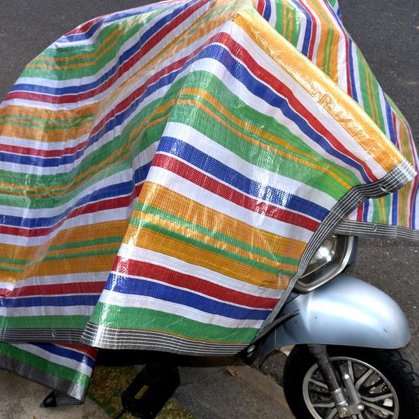 Plastica PE 5-COLORS CAUSA A TARPAULIN PAULIN CASA PER CASA SCARPAGGIO SULLA SULLA DELLA DESIONE DELL'AMPOLI