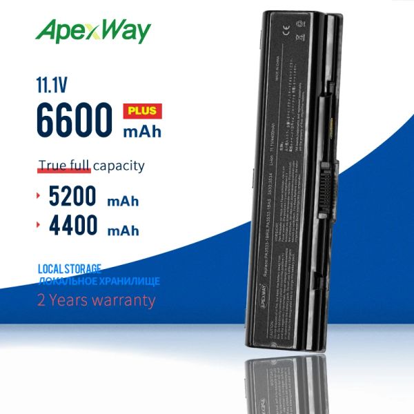 Batterien Apexway PA3534U1BRS Laptop -Batterie für Toshiba Satellite A200 A210 A300 A350 L300 L500 L500D PA3533U PA3534U PA3535U1BAS