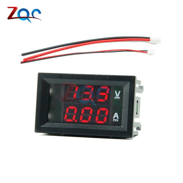 Мини цифровой вольтметр Ammeter DC 0 -100V / DC 7 -110 10A Детектор тестера напряжения 10A 0,28 