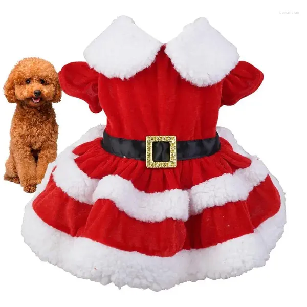 Abbigliamento per cani Cat natale Calda costume Cucciolo Coa indice Babbo Natale in cotone Stubito da compagnia