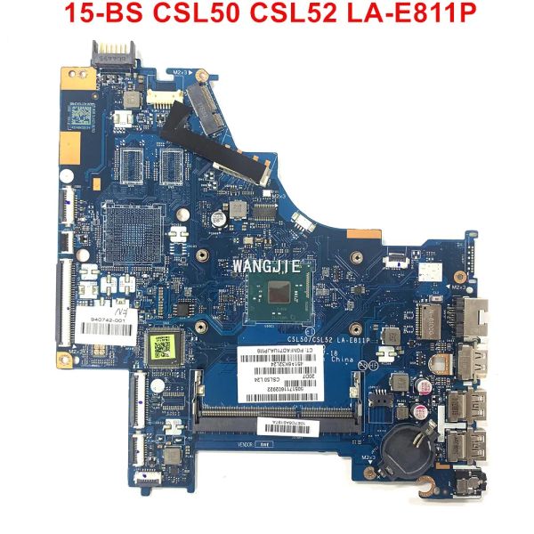 Placa -mãe para HP Pavilion 15Bs Series Laptop Placa -mãe N3060 N3710 CPU DDR4 CSL50 CSL52 LAE811P 924754501 924754001 924754601