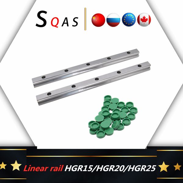 Hltnc ru / eu 2pc HGR15 HGR20 HGR25 HGR30 LINEAR LINEAR RAIL PARA CARRAGES HIWIN SLIDE BLOCO