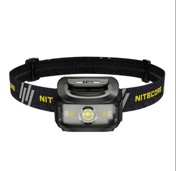 NITECORE NU35 faróis 460 lúmens Duplo Power Work Lanterna Lanterna XP-G3 S3 LED USB-C Recarregável Tocha do farol da tocha embutida
