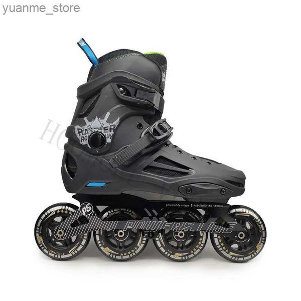 Inline Roller Skates Big Slalom 4*84 mm / kleine Geschwindigkeit 3*90 -mm -Rollschuhe Sneaker für Jungen Gilrs Outdoor Street Road Inline -Skatinen 84mm 90 mm Y240410