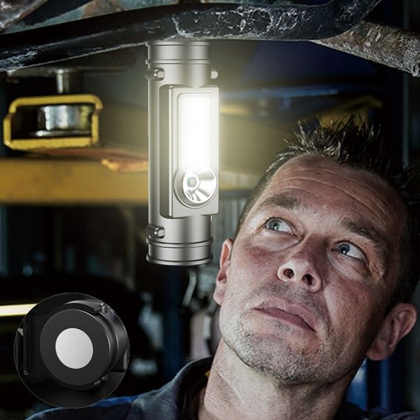 LED-Scheinwerfer Strong Light 18650 Lithium Batterie Kopf montiertem Taschenlicht im Freien Haushalt wiederaufladbare Nacht Angelscheinwerfer