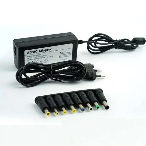 Suprimentos Universal Laptop Charger Charger de computador 19V 2.36A Adaptador AC DC para HP, Dell, Acer, Asus, Toshiba, Lenovo, IBM, Compaq, Samsung